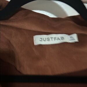 JustFab Chic Brown Apparel